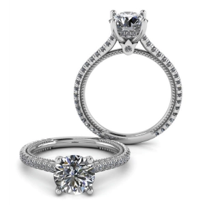 Verragio Engagement Rings in White Gold containing Diamond V-992R-1.3