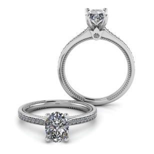 Verragio Engagement Rings in White Gold containing Diamond SLD-301OV4