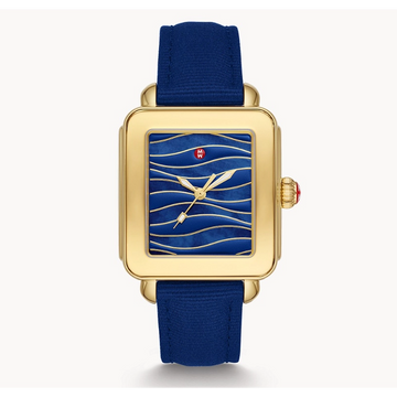 Michele Deco Sport Gold-Tone Midnight Watch – Meierotto Jewelers