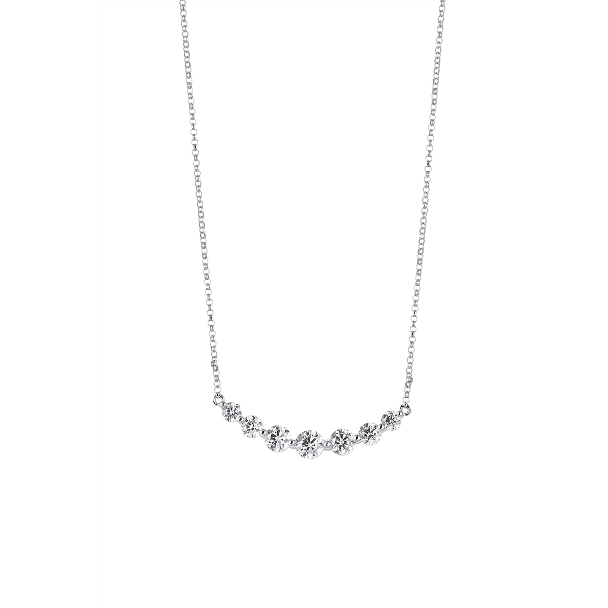 Necklaces Necklaces in White Gold containing Diamond 421304