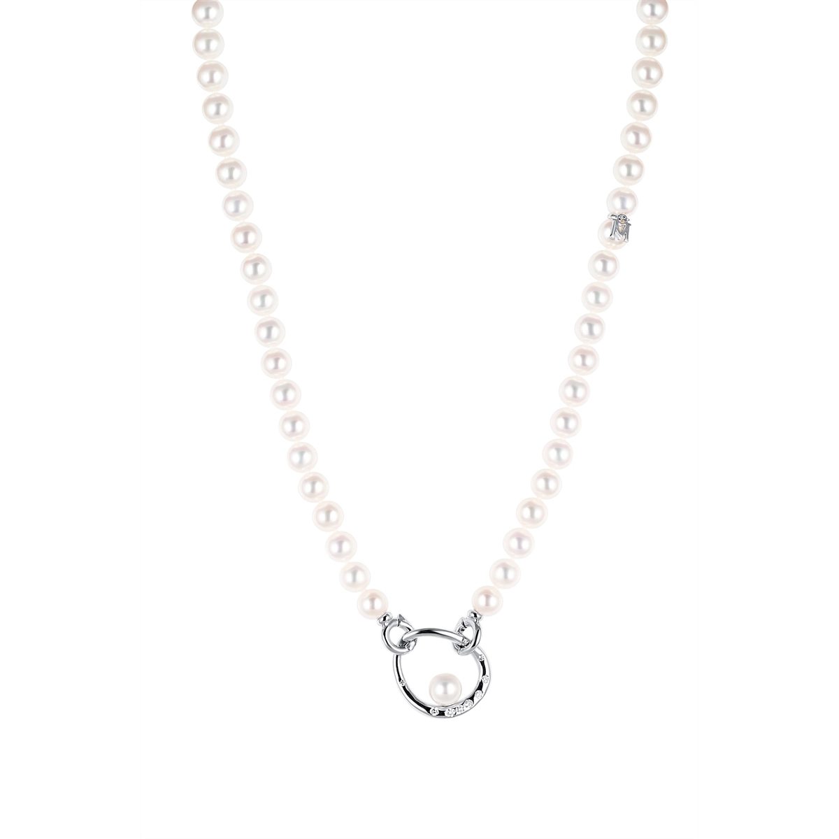 Mikimoto Necklaces in White Gold containing Multi-gemstone, Diamond, Pearl MZM10005ADXW