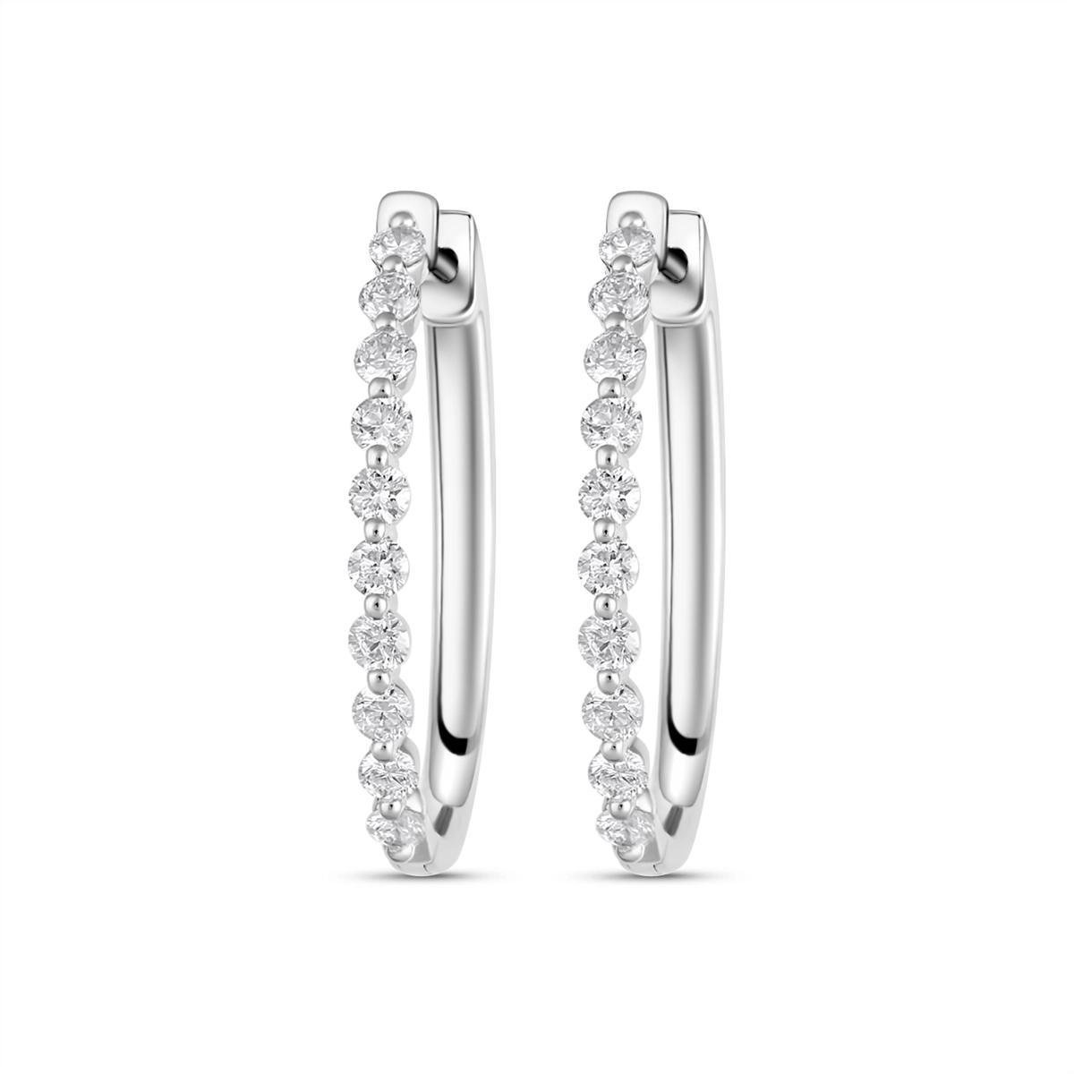 Earrings Earrings in White Gold containing Diamond 421389