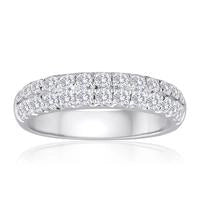 Wedding Bands Wedding Rings in White Gold containing Diamond 421488