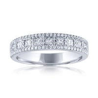 csv_image Wedding Bands Ring in White Gold containing Diamond 421489