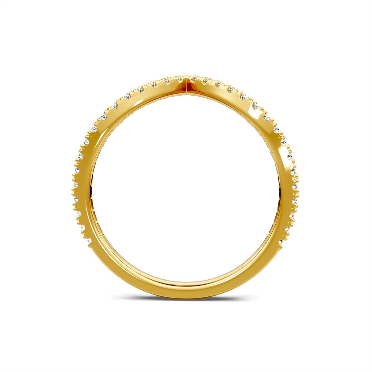 Wedding Bands Wedding Rings in Yellow Gold containing Diamond 421502