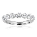 Wedding Bands Wedding Rings in White Gold containing Diamond 77336D-4W-3/4
