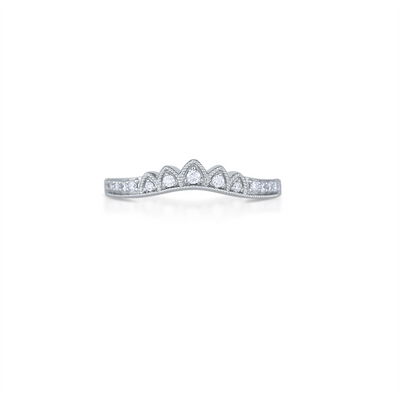 csv_image Wedding Bands Wedding Ring in White Gold containing Diamond 421528
