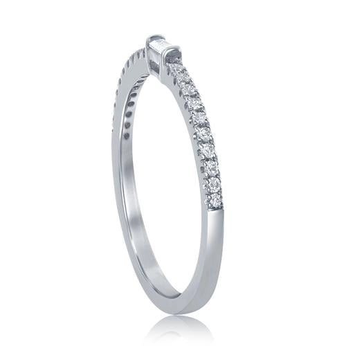 Wedding Bands Wedding Rings in White Gold containing Diamond 421532