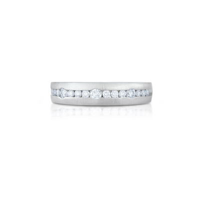 csv_image Wedding Bands Wedding Ring in White Gold containing Diamond 421536