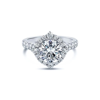 Jack Kelege Engagement Rings in White Gold containing Diamond KGR1269