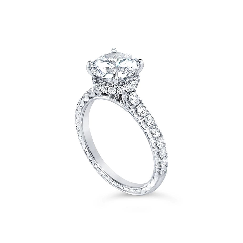 Jack Kelege Engagement Rings in White Gold containing Diamond KGR1275