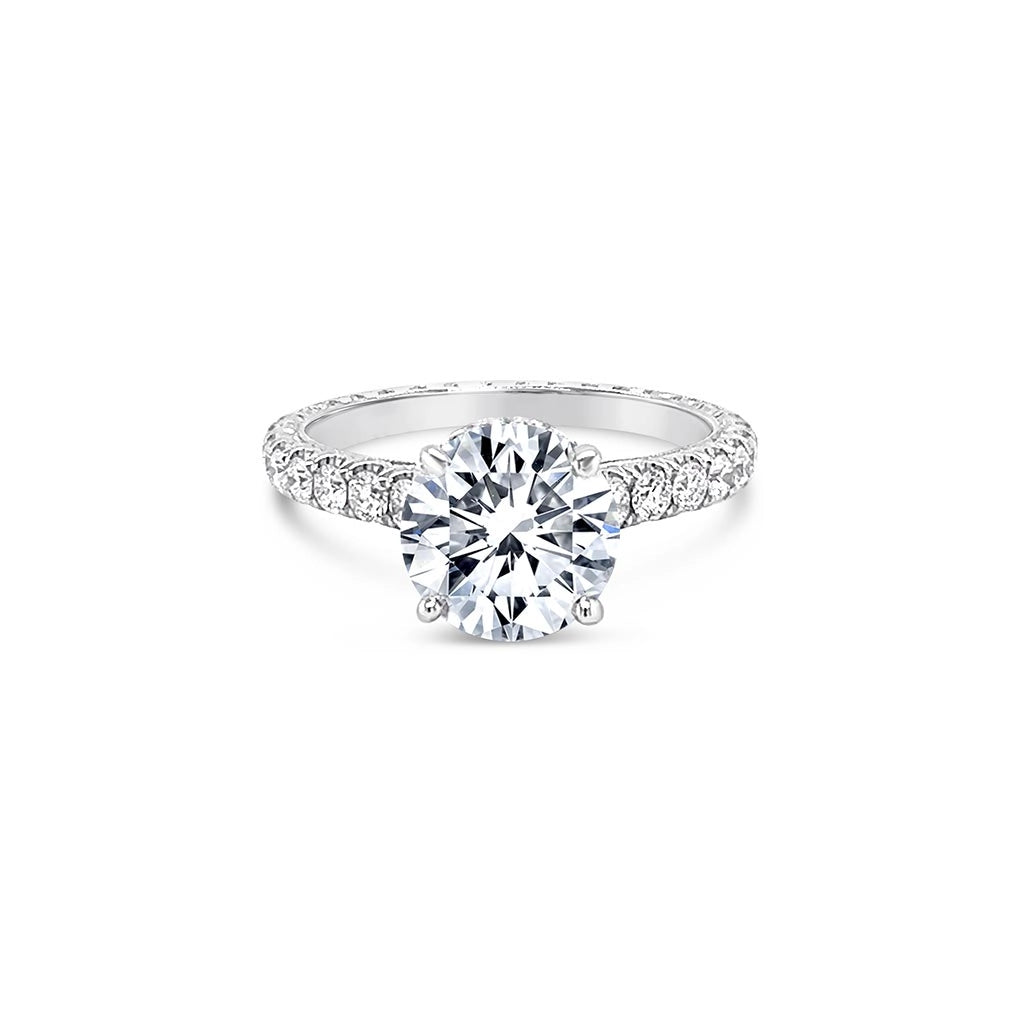 Jack Kelege Engagement Rings in White Gold containing Diamond KGR1275