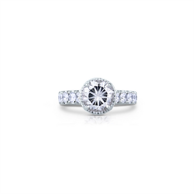 Jack Kelege Engagement Rings in White Gold containing Diamond KGR1244