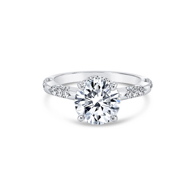 Jack Kelege Engagement Rings in White Gold containing Diamond KGR1284