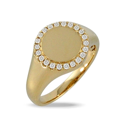 csv_image Doves Ring in Yellow Gold containing Diamond R10568