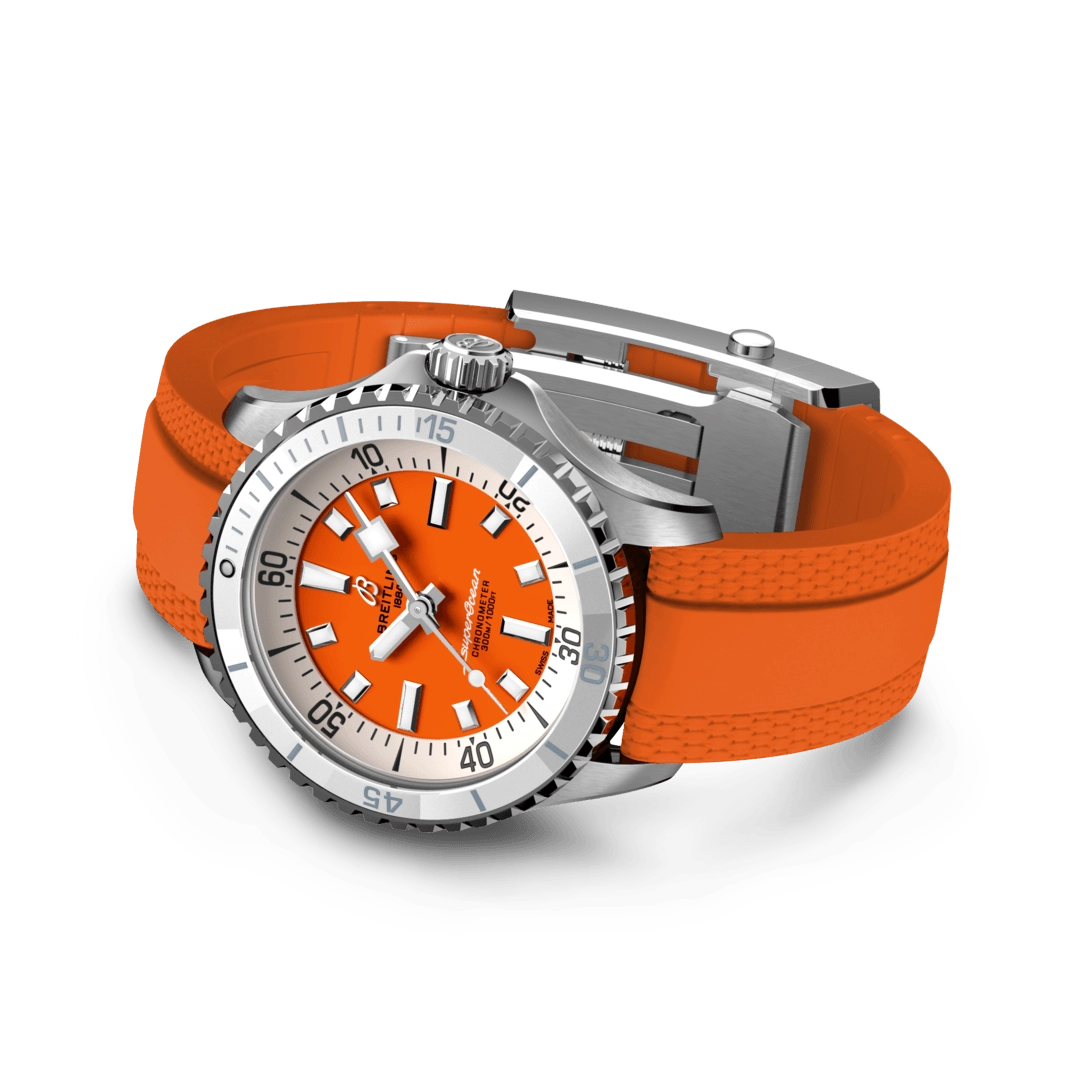 Breitling Superocean Automatic 36 - Orange Dial – Meierotto Jewelers