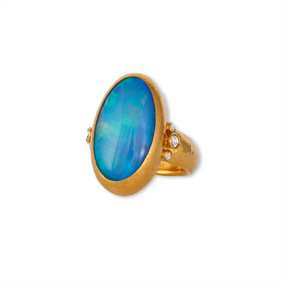 csv_image Gurhan Ring in Yellow Gold containing Opal, Multi-gemstone, Diamond OKR-YG-ETO-14993-7