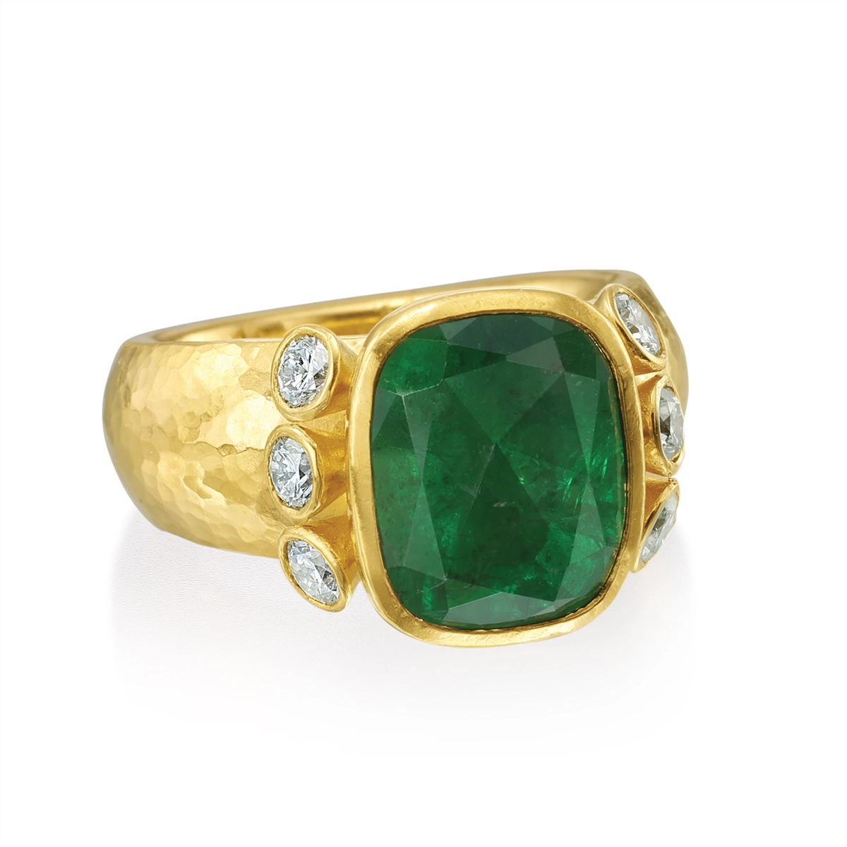 Gurhan Rings in Yellow Gold containing Multi-gemstone, Diamond, Emerald OKR-YG-EM-15469-65