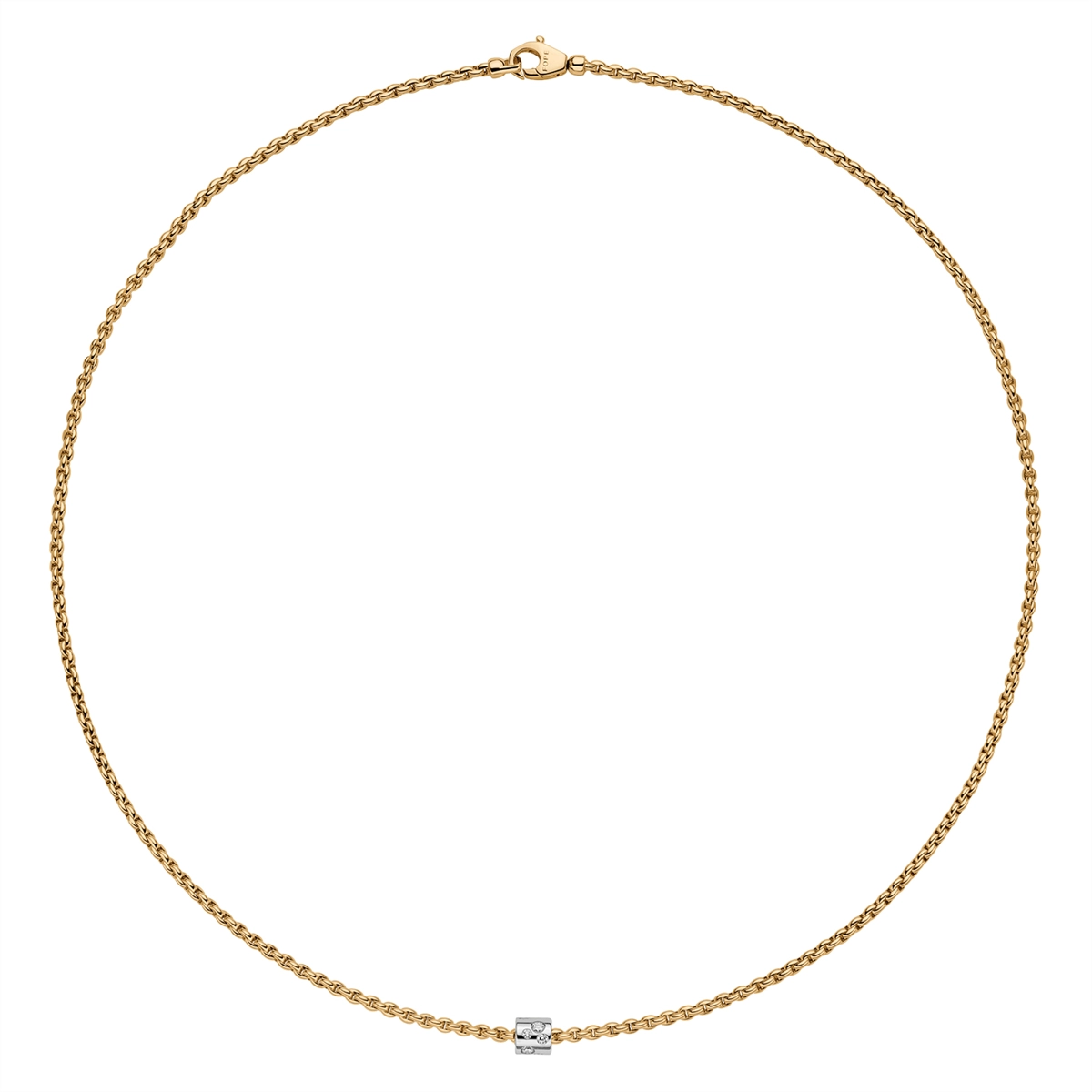 FOPE Necklaces in Yellow Gold containing Diamond 89003CX_BB_G_XBX_043