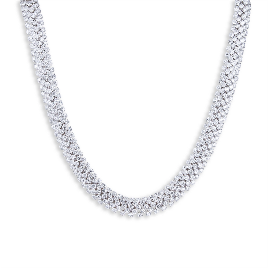 Necklaces Necklaces in White Gold containing Diamond 421892