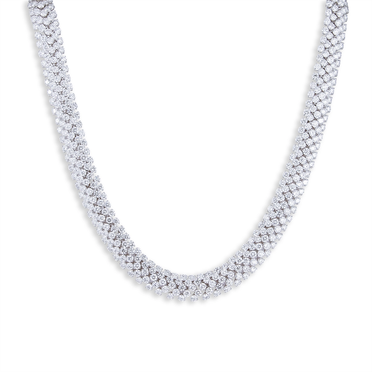 Necklaces Necklaces in White Gold containing Diamond 421892