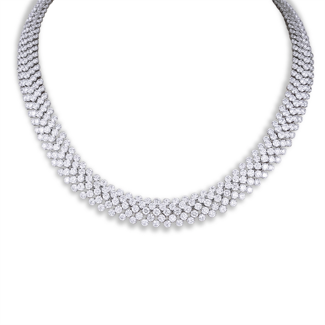 Necklaces Necklaces in White Gold containing Diamond 421892