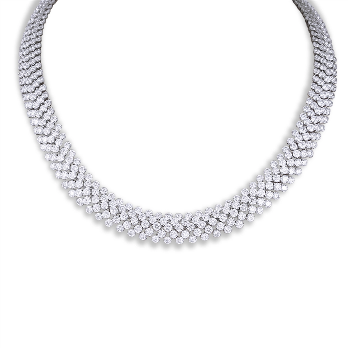 Necklaces Necklaces in White Gold containing Diamond 421892