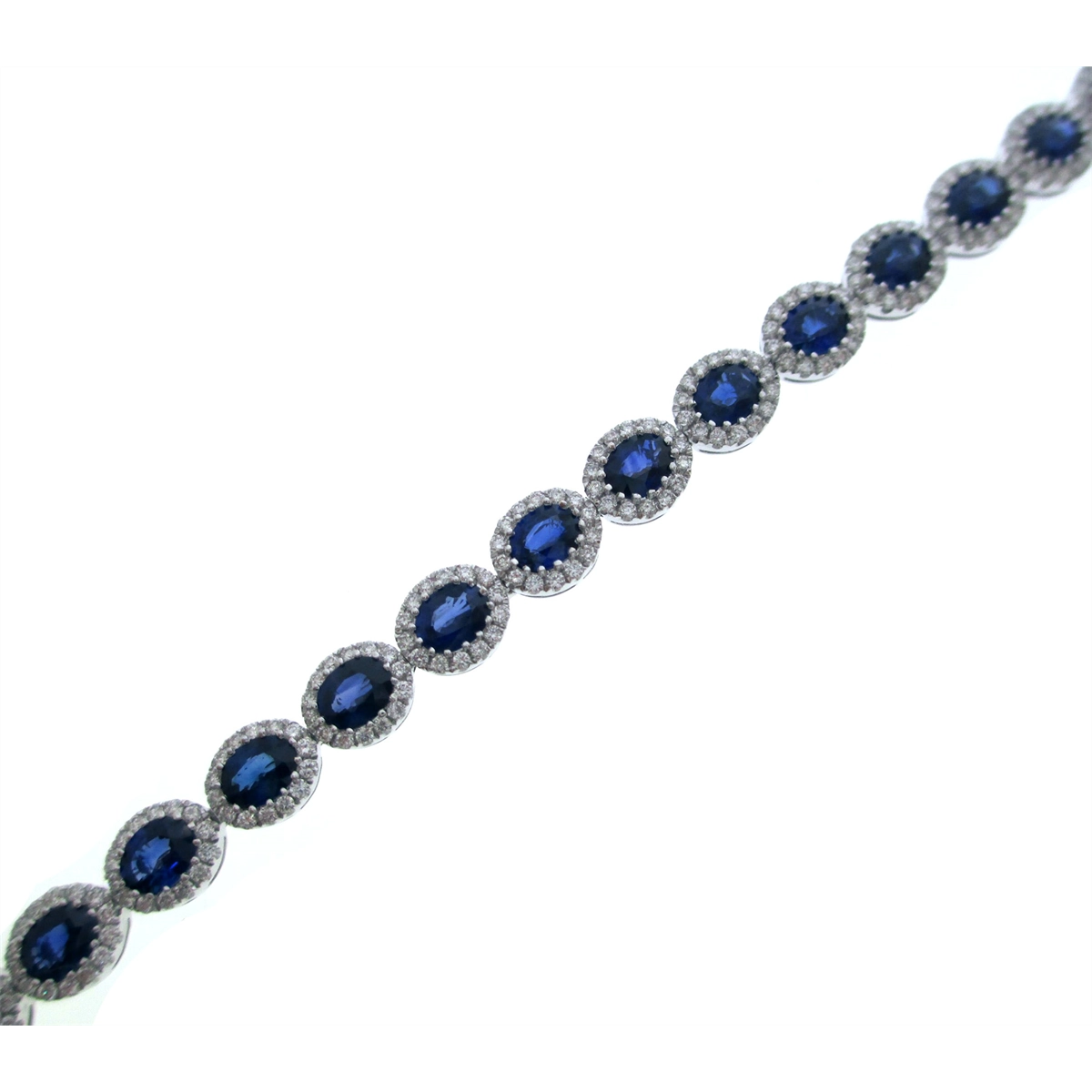 Bracelets Bracelets in White Gold containing Multi-gemstone, Diamond, Sapphire 421894