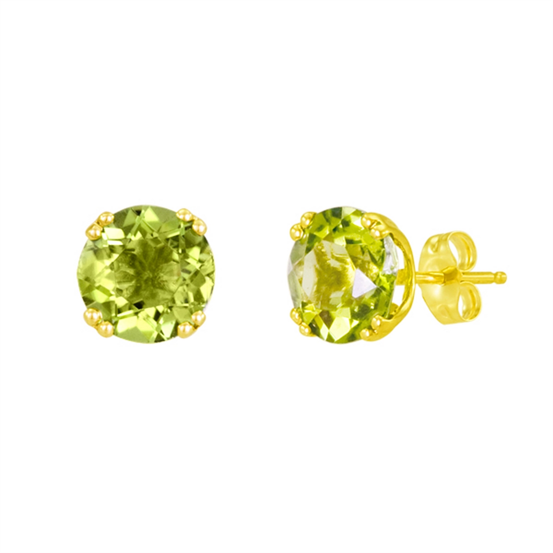 Earrings Earrings in Yellow Gold containing Peridot 421969