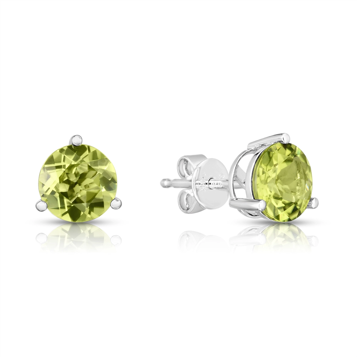 Earrings Earrings in White Gold containing Peridot 421994