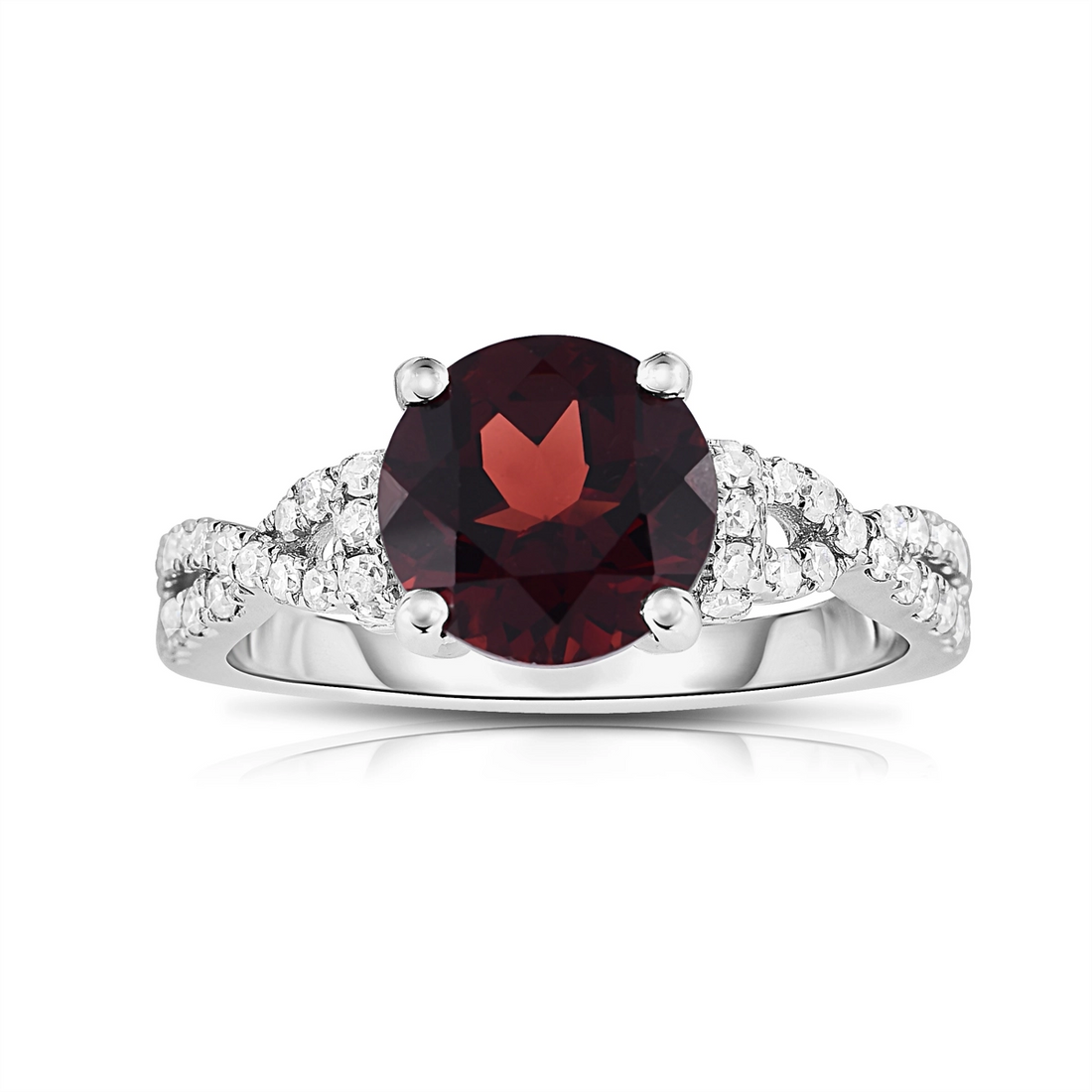Rings Rings in White Gold containing Garnet, Multi-gemstone, Diamond 422102
