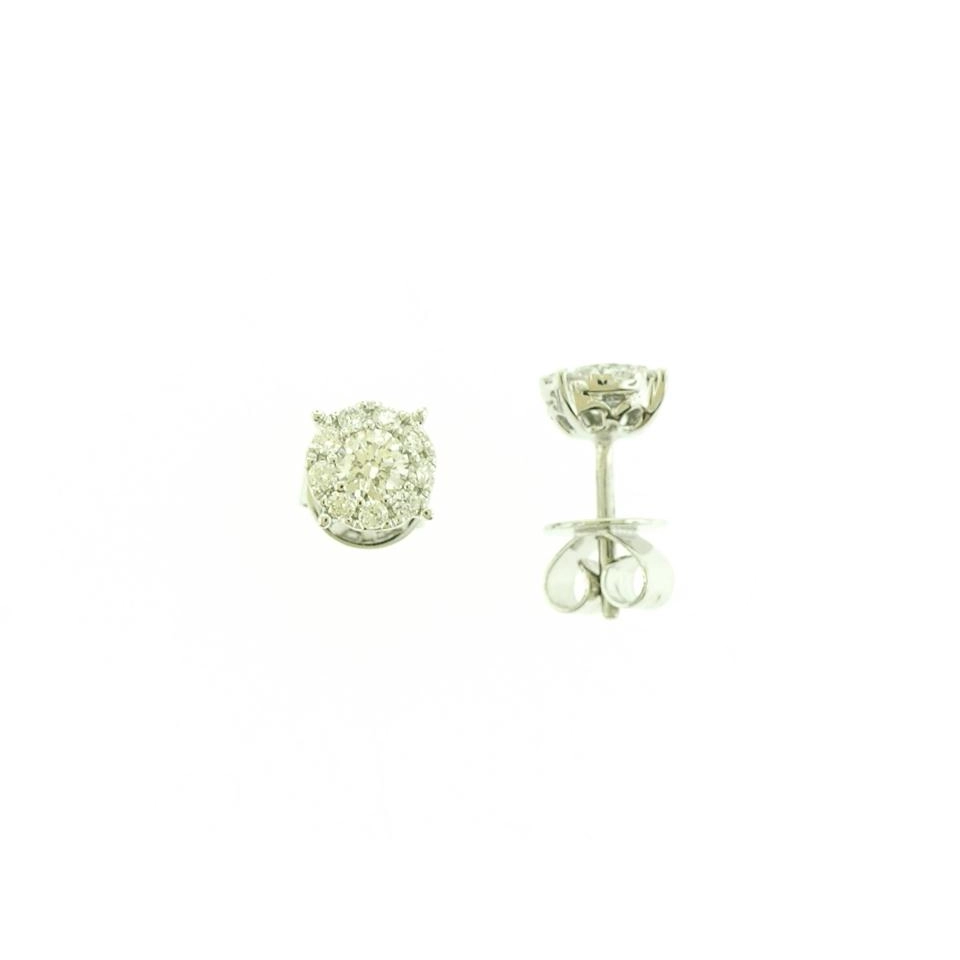 Earrings Earrings in White Gold containing Diamond 422137