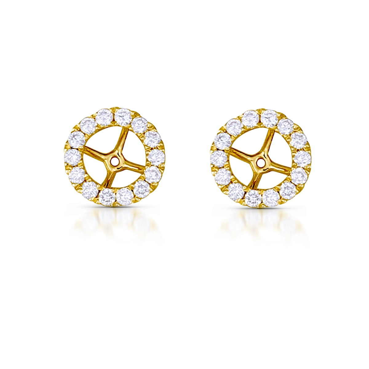 Earrings Earrings in Yellow Gold containing Diamond 422142
