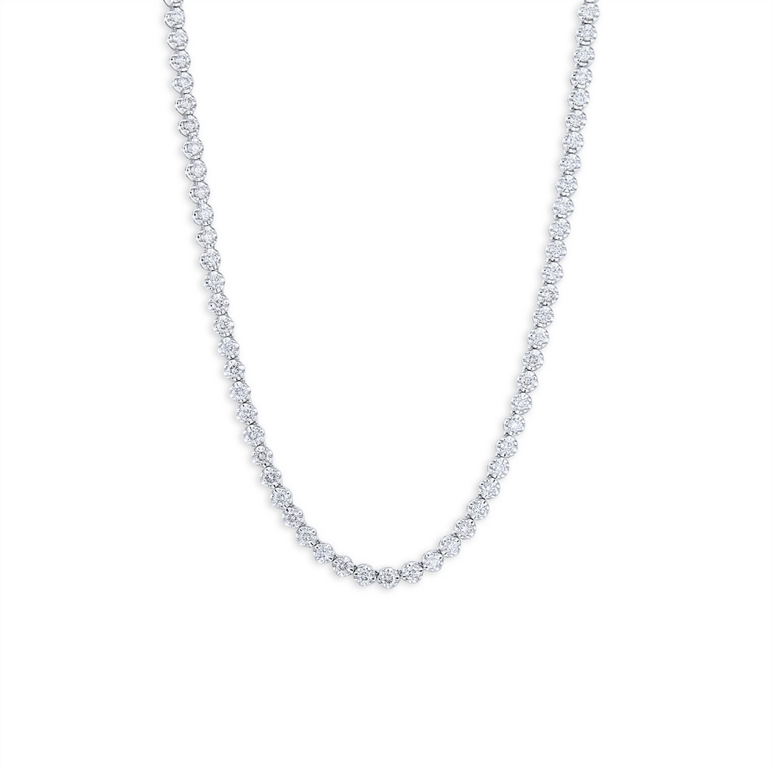 Necklaces Necklaces in White Gold containing Diamond 422161