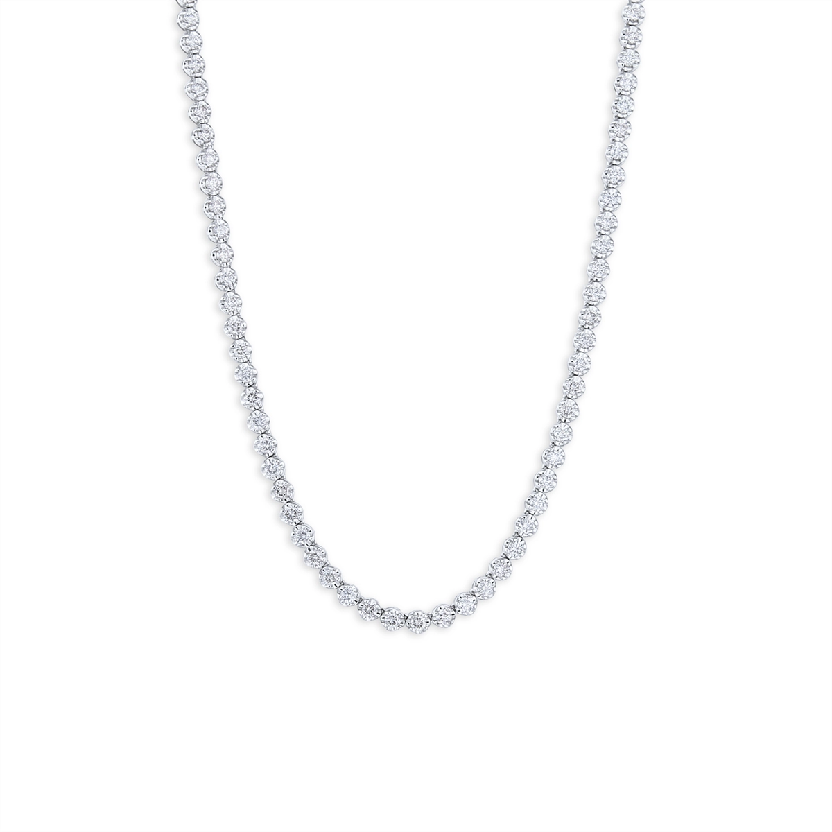 Necklaces Necklaces in White Gold containing Diamond 422161