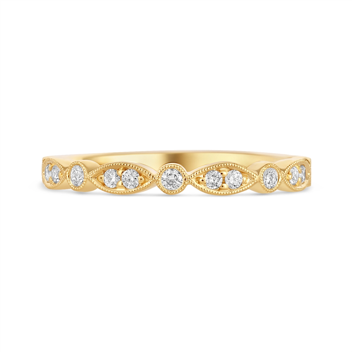 Wedding Bands Wedding Rings in Yellow Gold containing Diamond 422216