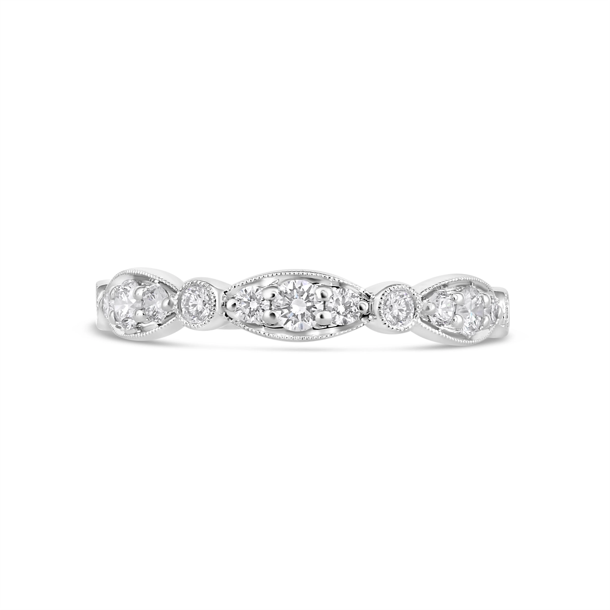 Wedding Bands Wedding Rings in White Gold containing Diamond 422222