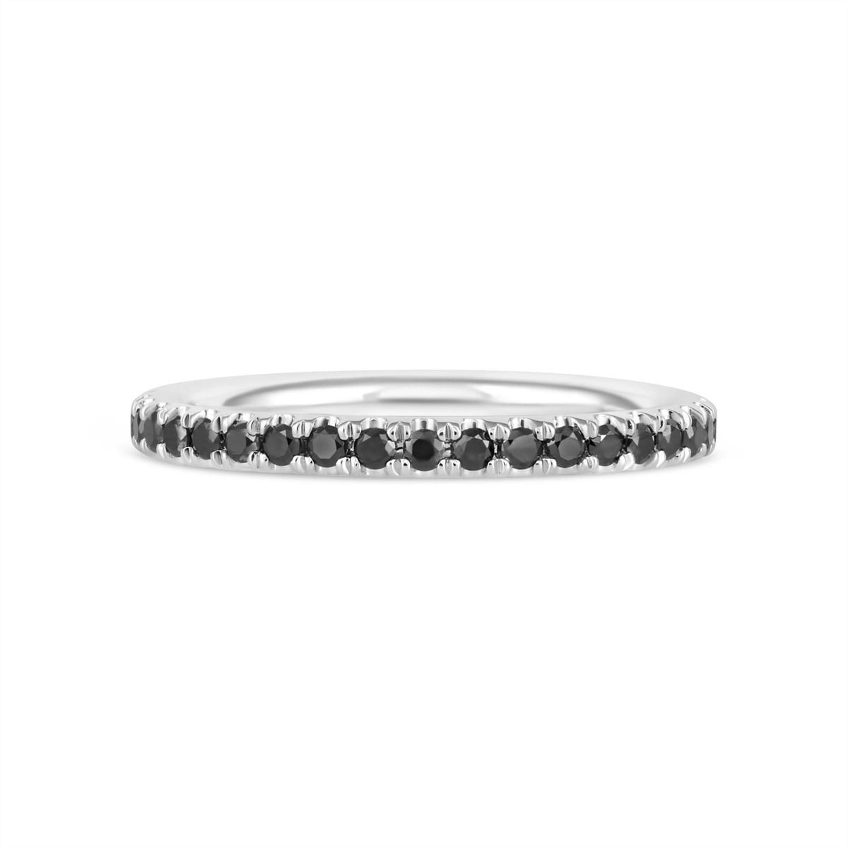 Wedding Bands Wedding Rings in White Gold containing Black diamond 422254
