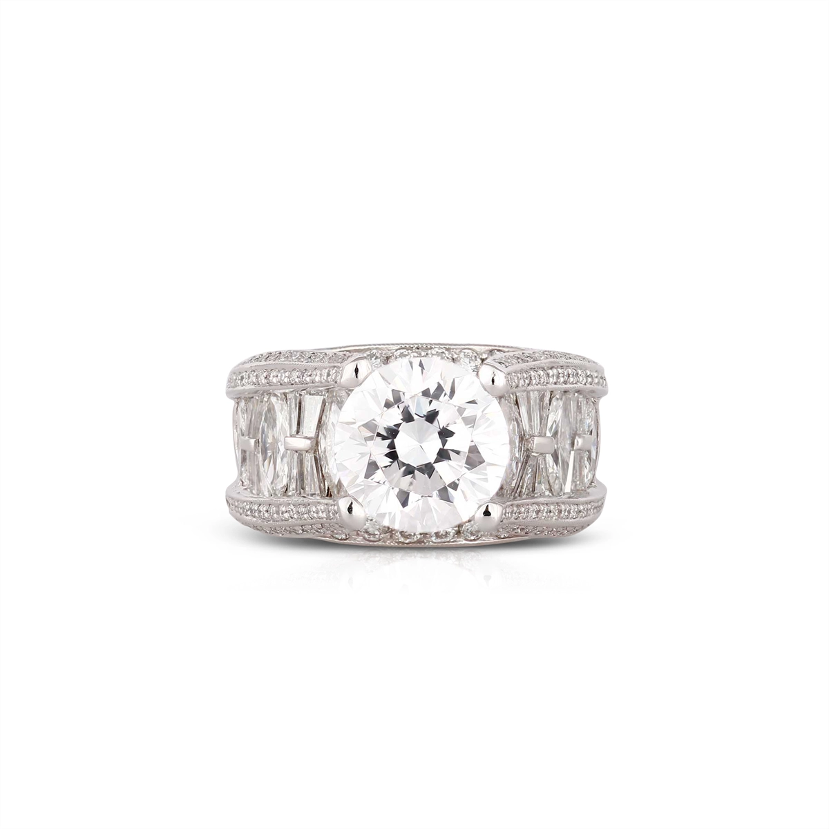JB Star Engagement Rings in Platinum/Palladium containing Diamond 2062/018
