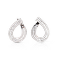 Earrings Earrings in White Gold containing Diamond 422363