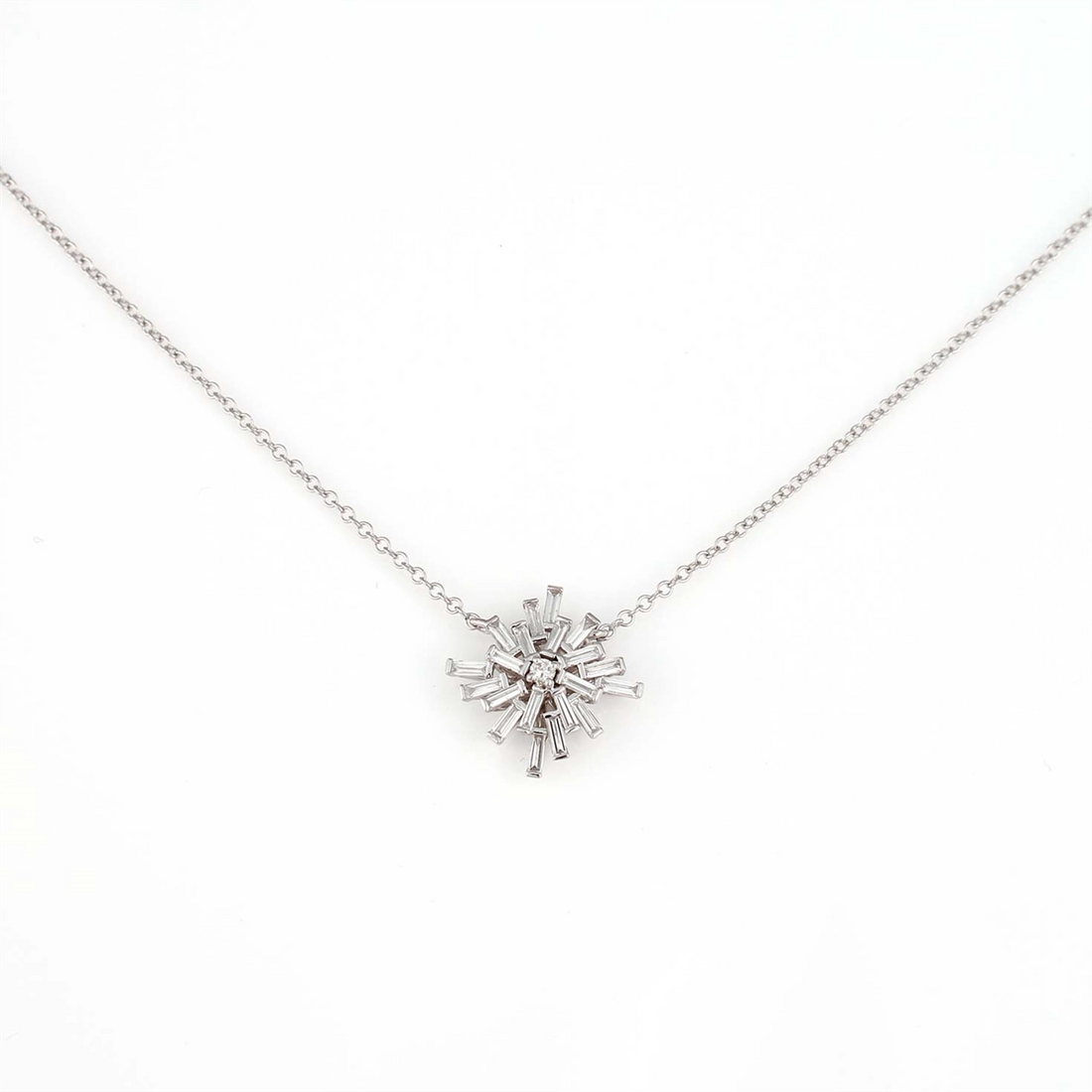 Necklaces Necklaces in White Gold containing Diamond 422537