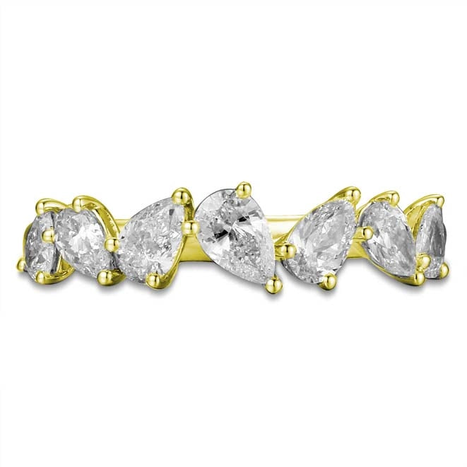 Wedding Bands Wedding Rings in Yellow Gold containing Diamond 422544