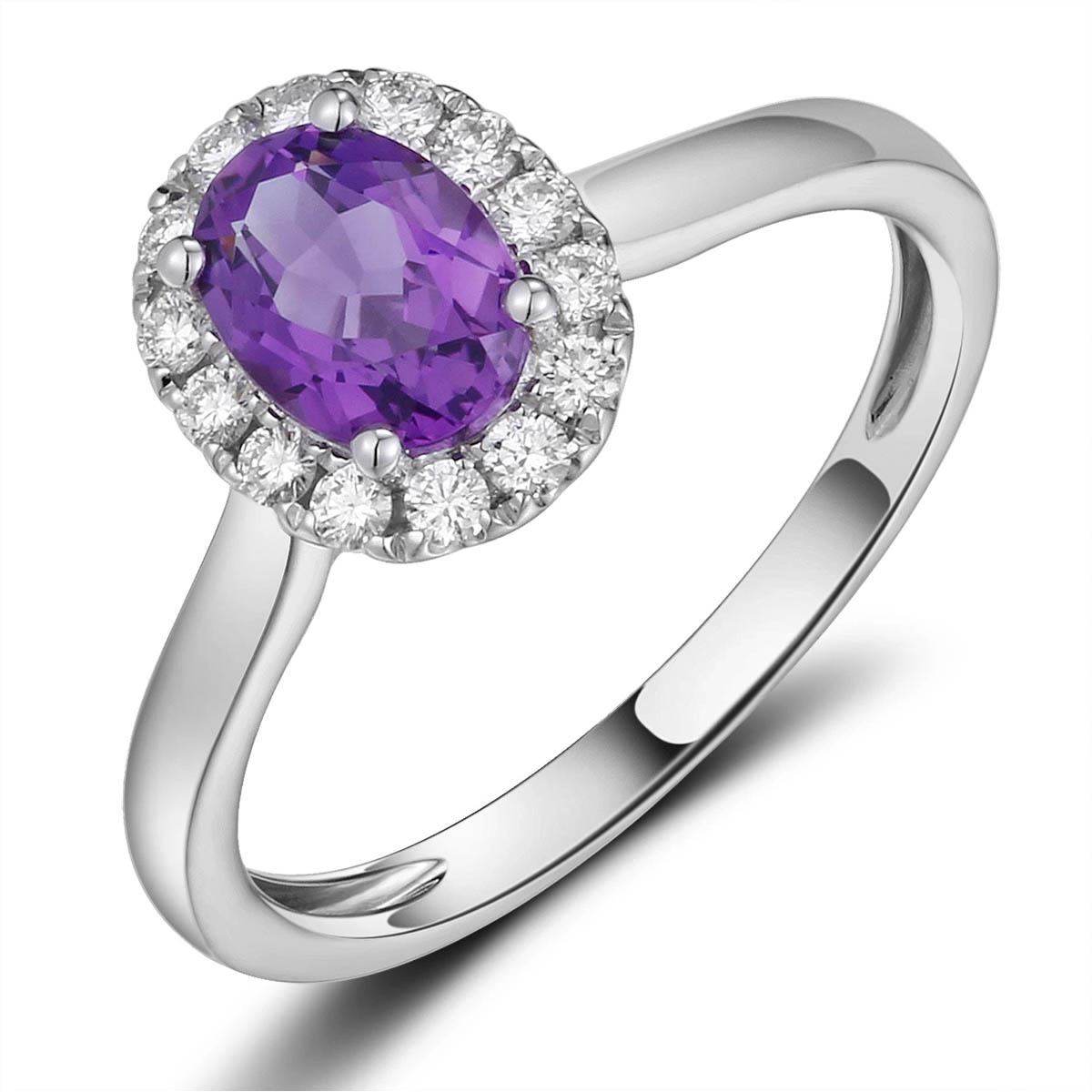 Rings Rings in White Gold containing Amethyst, Multi-gemstone, Diamond 422552