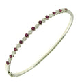 Bracelets Bracelets in White Gold containing Multi-gemstone, Diamond, Ruby 422562