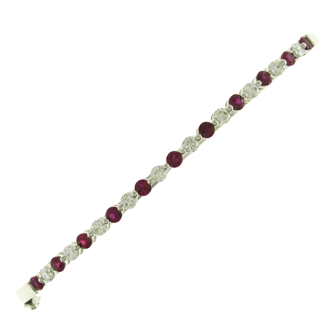 Bracelets Bracelets in White Gold containing Multi-gemstone, Diamond, Ruby 422562