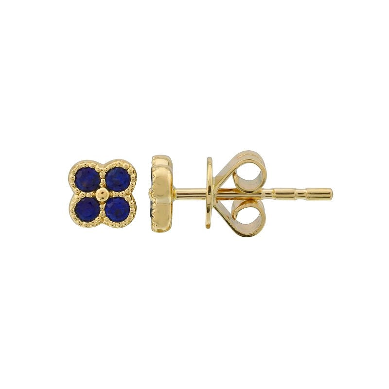 Earrings Earrings in Yellow Gold containing Sapphire 422614