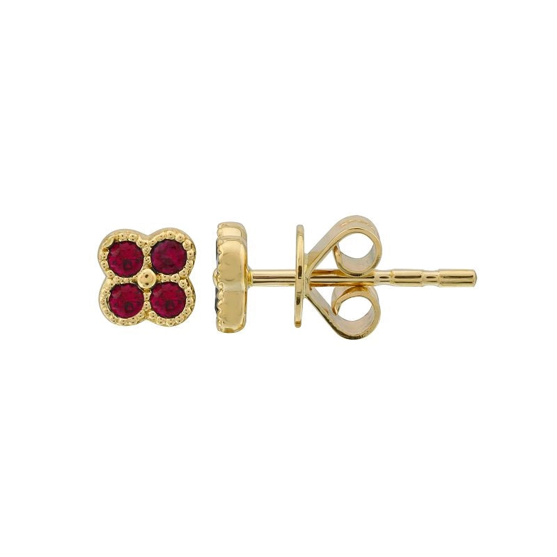 Earrings Earrings in Yellow Gold containing Ruby 422615