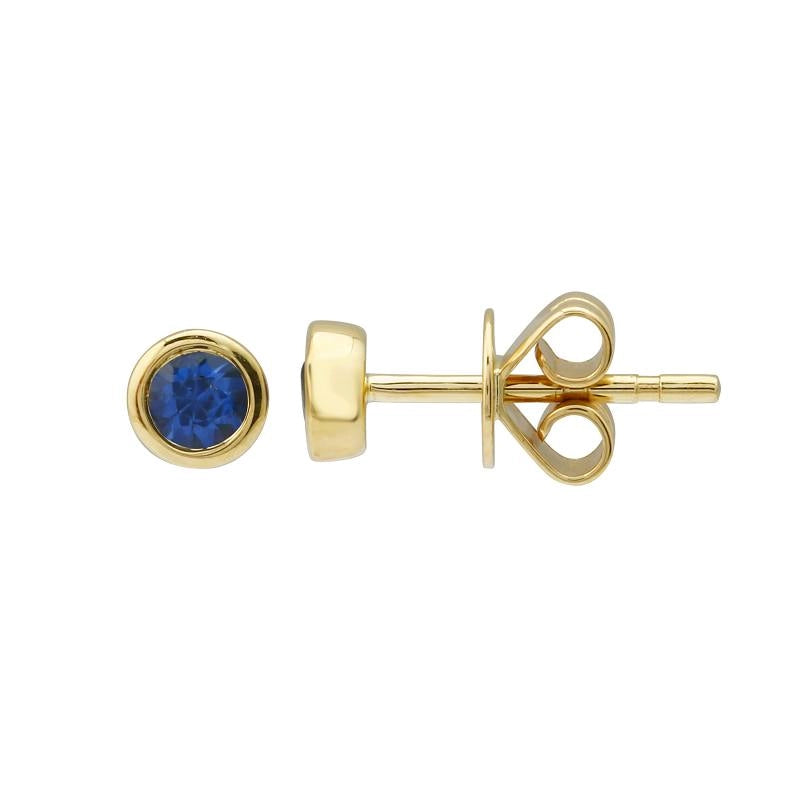 Earrings Earrings in Yellow Gold containing Sapphire 422661