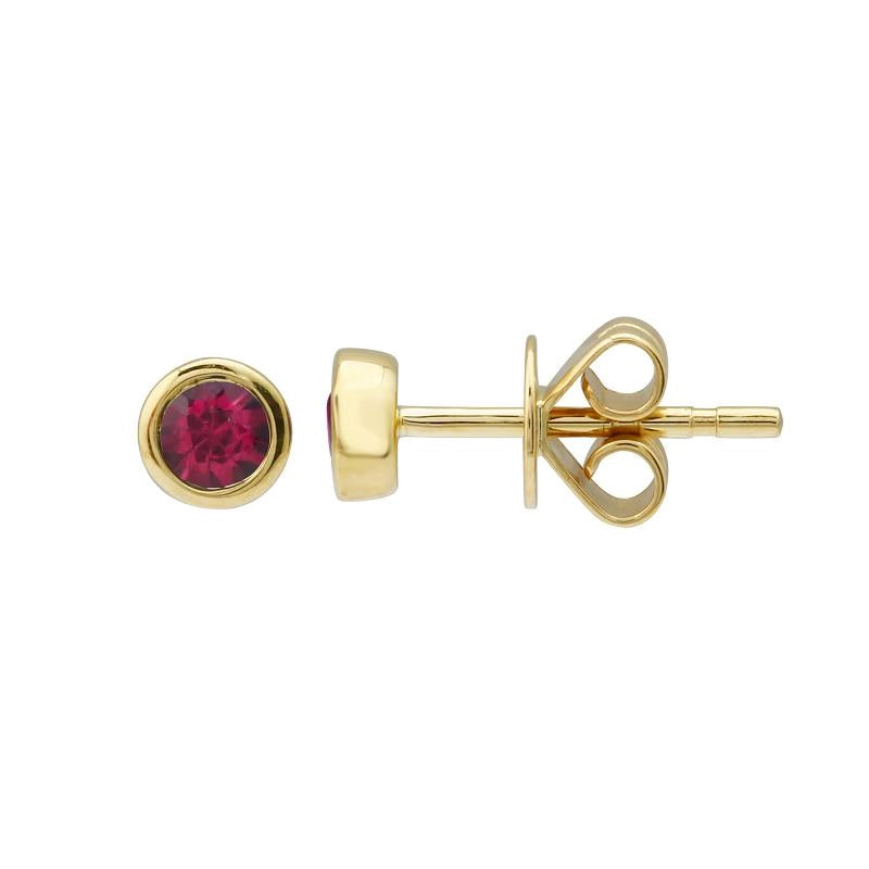 Earrings Earrings in Yellow Gold containing Ruby 422662