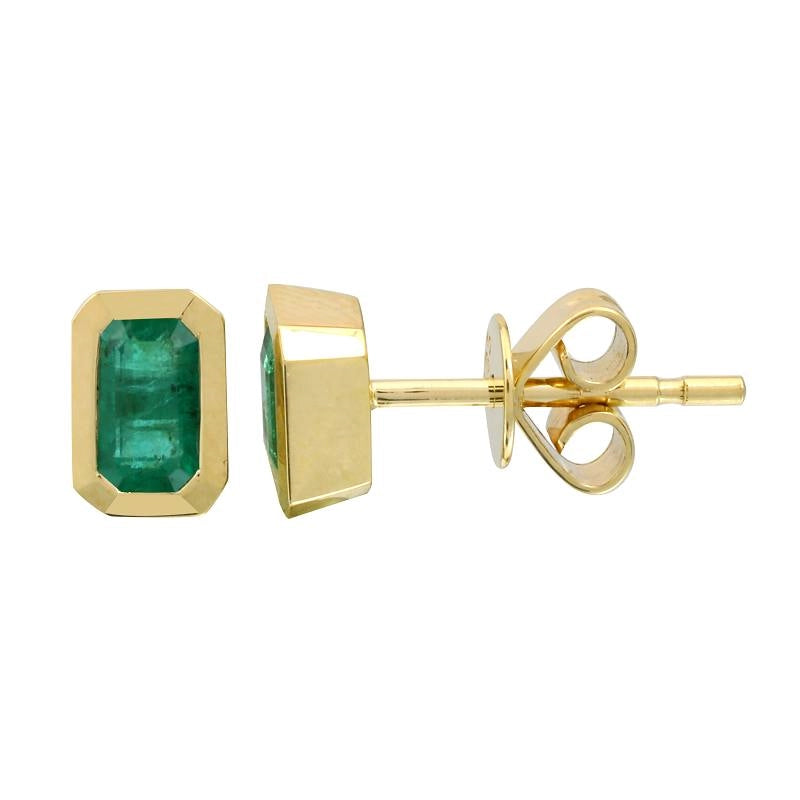 Earrings Earrings in Yellow Gold containing Emerald 422666